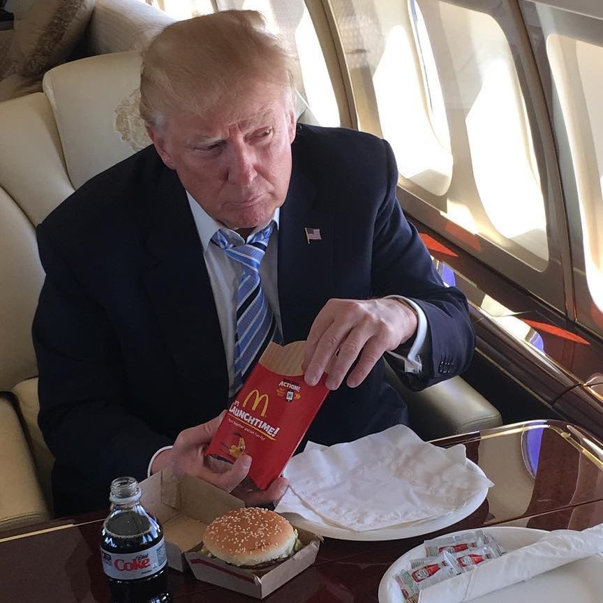 Image result for Trump eating