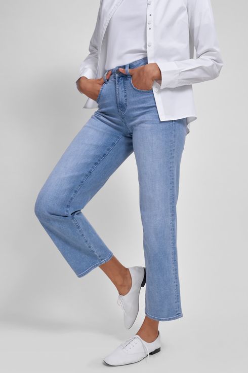 best straight leg jeans for curvy