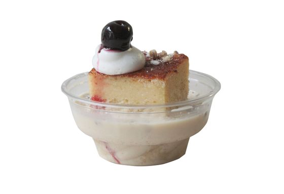 Tres Leches Brûlée&mdash;tres leches cake with a brûlée top.