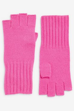 Recycled Cashmere Blend Fingerless Gloves