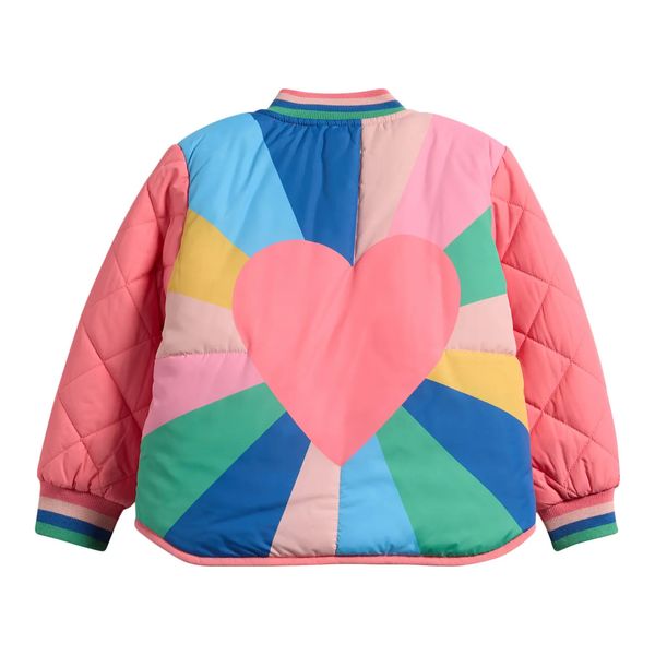Mini Boden Kids' Quilted Bomber Jacket