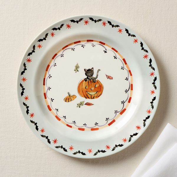 Pottery Barn Riley Sheehey Halloween Melamine Charger