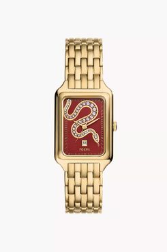 Fossil Raquel Three-Hand Date Gold-Tone Stainless Steel Watch