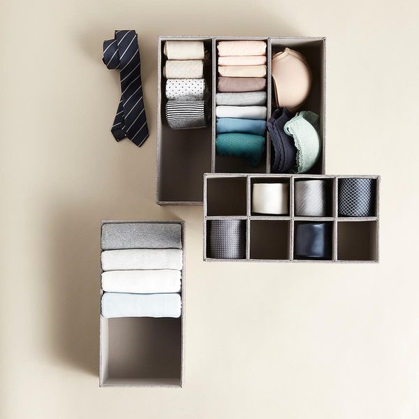 The Container Store Linen Drawer Organizers
