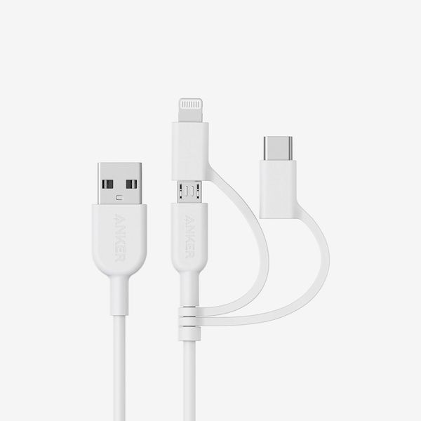 Anker Powerline II 3-in-1 Cable, Lightning/Type C/Micro USB Cable