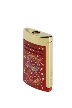 S.T. Dupont Maxijet Burgundy/Golden Year of the Dragon