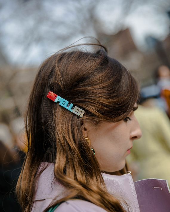 Barrettes Are a Hair Trend at New York Fashion Week