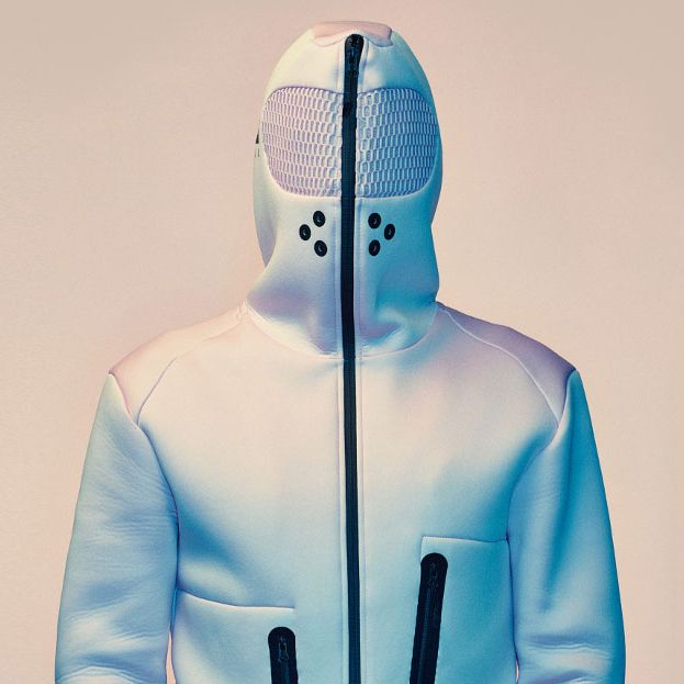 zip over face hoodie