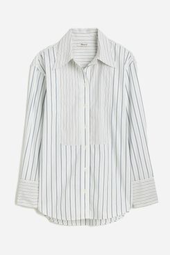 Madewell Tuxedo Button Up in Poplin