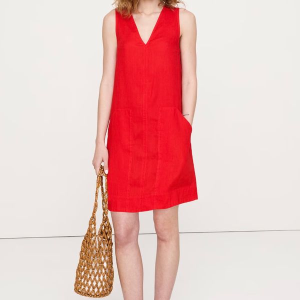 Banana Republic Linen Shift Dress