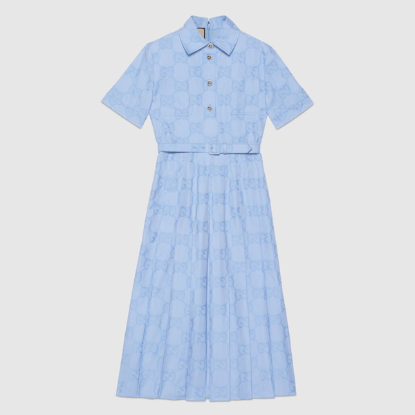 Gucci Cotton Poplin Midi Dress