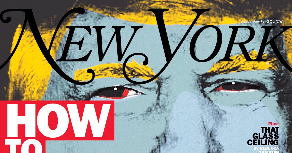 Here's a Look at the Cover of the Latest Issue of NY Mag New York