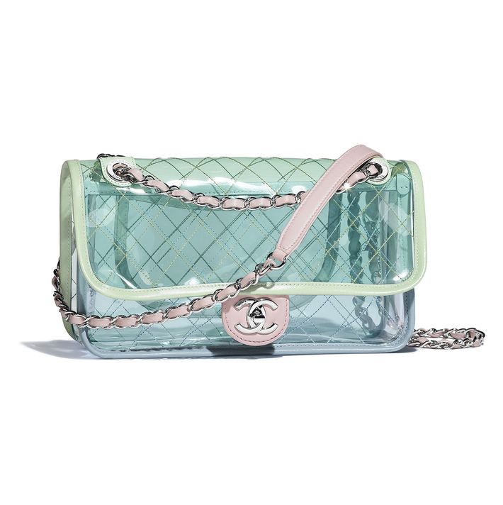 clear purse chanel