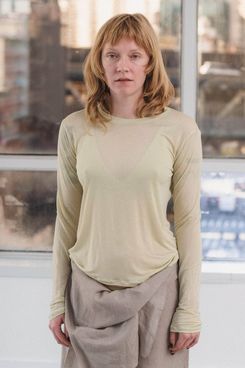 Baserange Bamboo-Lyocell Shirt - Pier Green