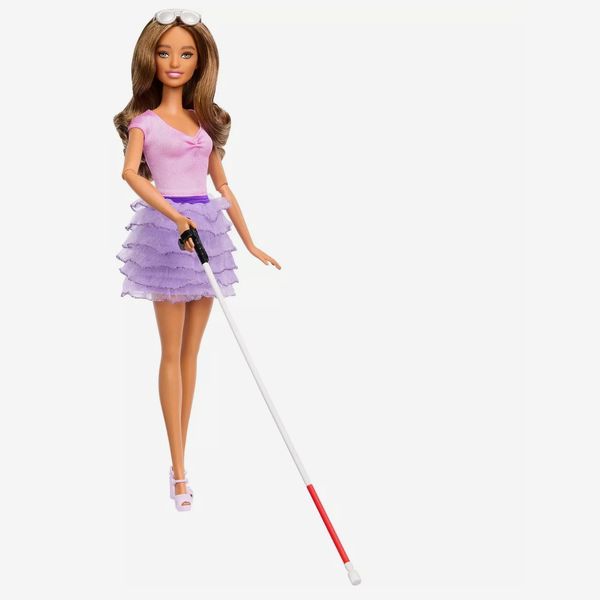 Barbie Fashionistas Blind Doll with Cane and Sunglasses