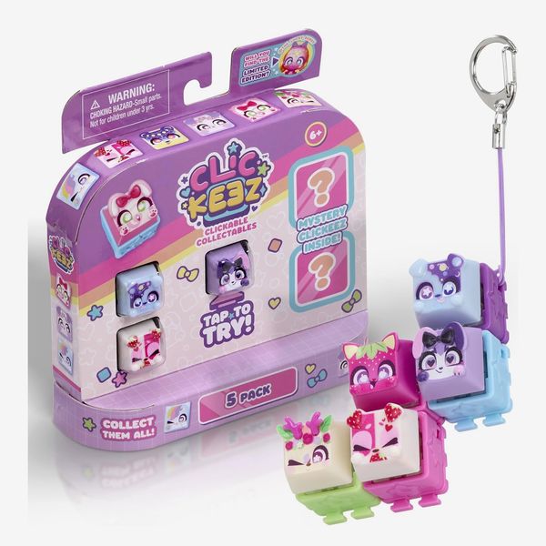 Clickeez Clickable Collectibles - 5-Pack