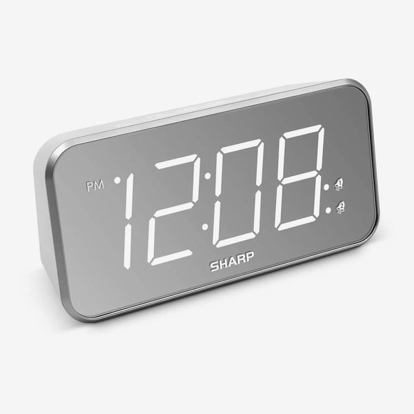 Sharp AccuSet Jumbo Mirror Display Alarm Clock