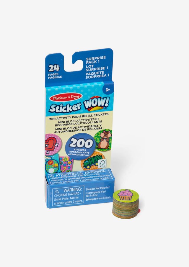 Melissa & Doug Sticker Wow! Mini Activity Pad & Refill Stickers