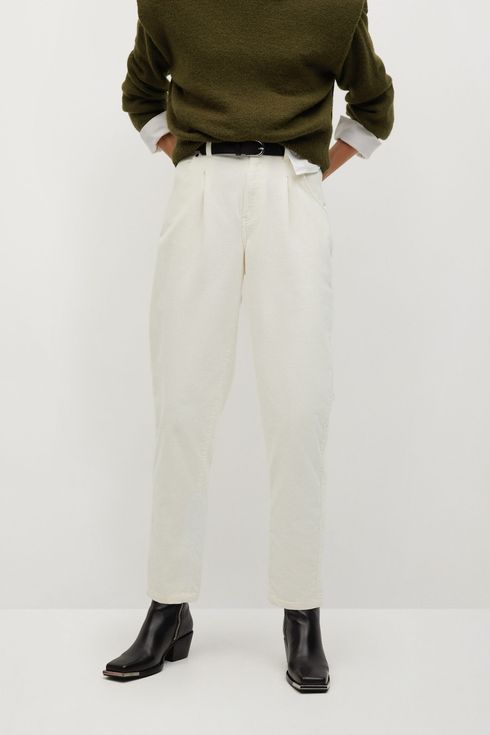 Fashion Trousers Corduroy Trousers Madeleine Corduroy Trousers natural white casual look 