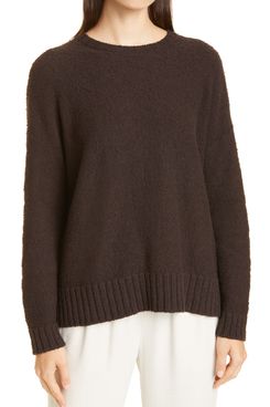 Eileen Fisher Organic Cotton Bouclé Sweater
