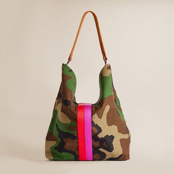 Parker Thatch Jane - Nylon Camo with Pink & Red Stripe