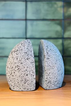 Split Stone Bookends