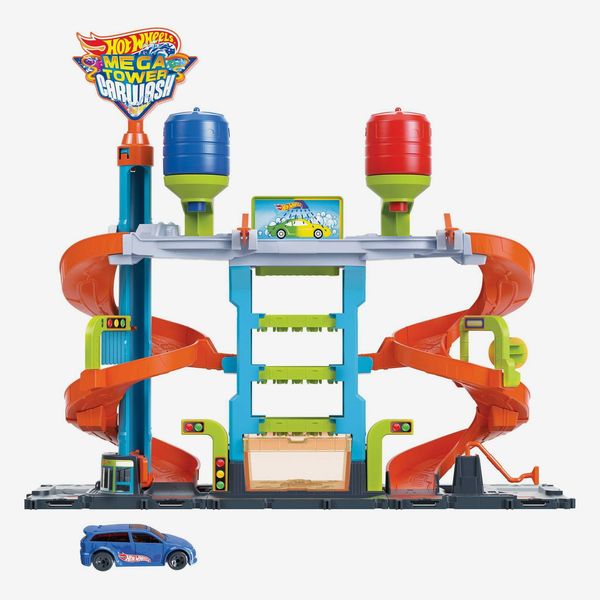 Hot Wheels City Mega Car Wash Playset