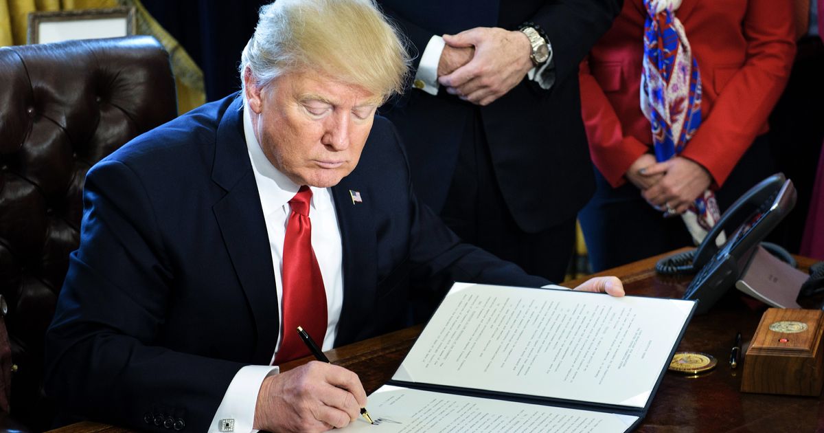 Trump Signs Law Allowing States To Defund Abortion Providers