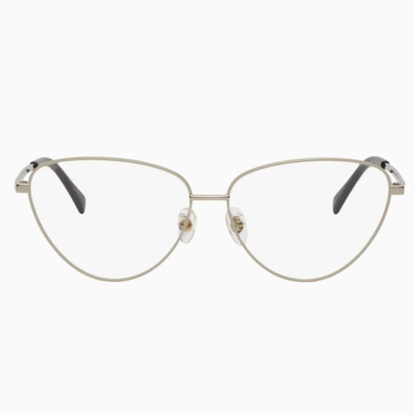 Stella McCartney Beige Oval Cat-Eye Glasses