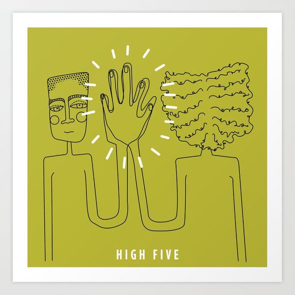 Ashleigh Corrin, ‘High Five’ mini print