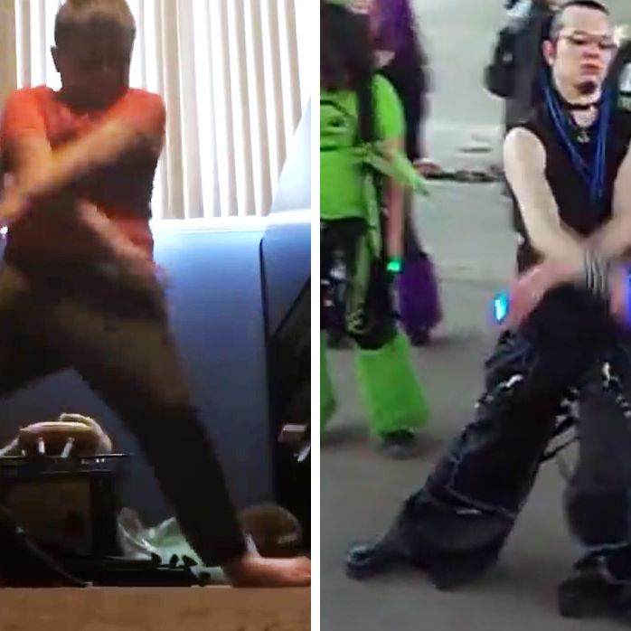 How Orange Justice Is Tied To A Viral Cybergoth Dance Video