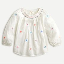 J.Crew Girls’ Embroidered Swing Top