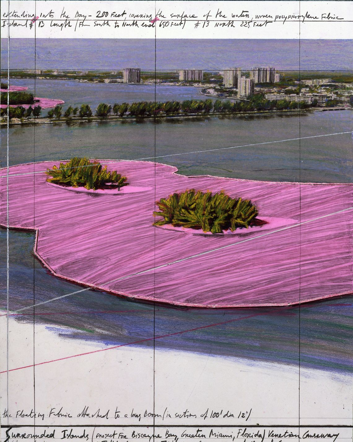 Christo Revisits Miami's Pink 'Surrounded Islands' From 1983