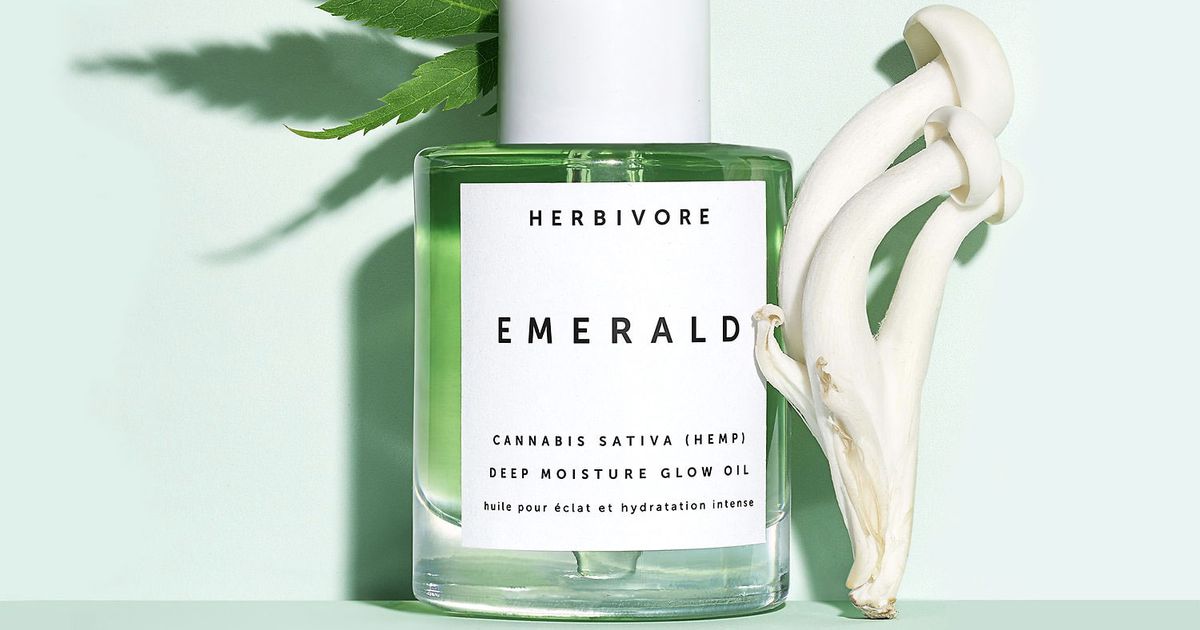 Review Herbivore Emerald 100MG CBD + Adaptogens Face Oil