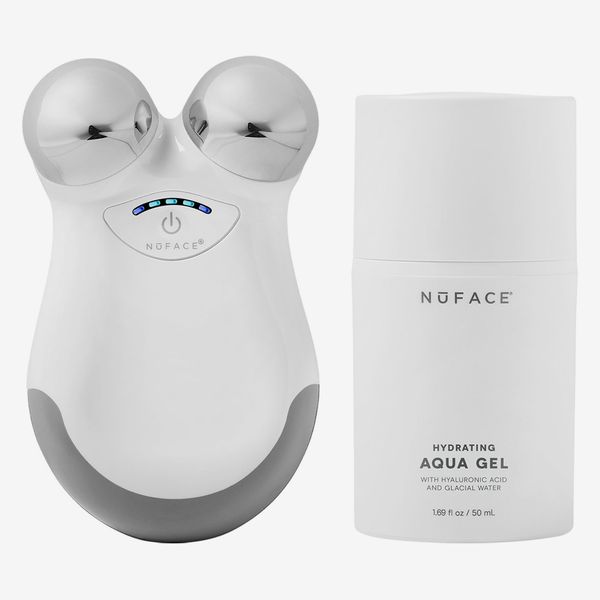 NuFACE Mini Facial Toning Device - Starter Kit with Hydrating Aqua Gel