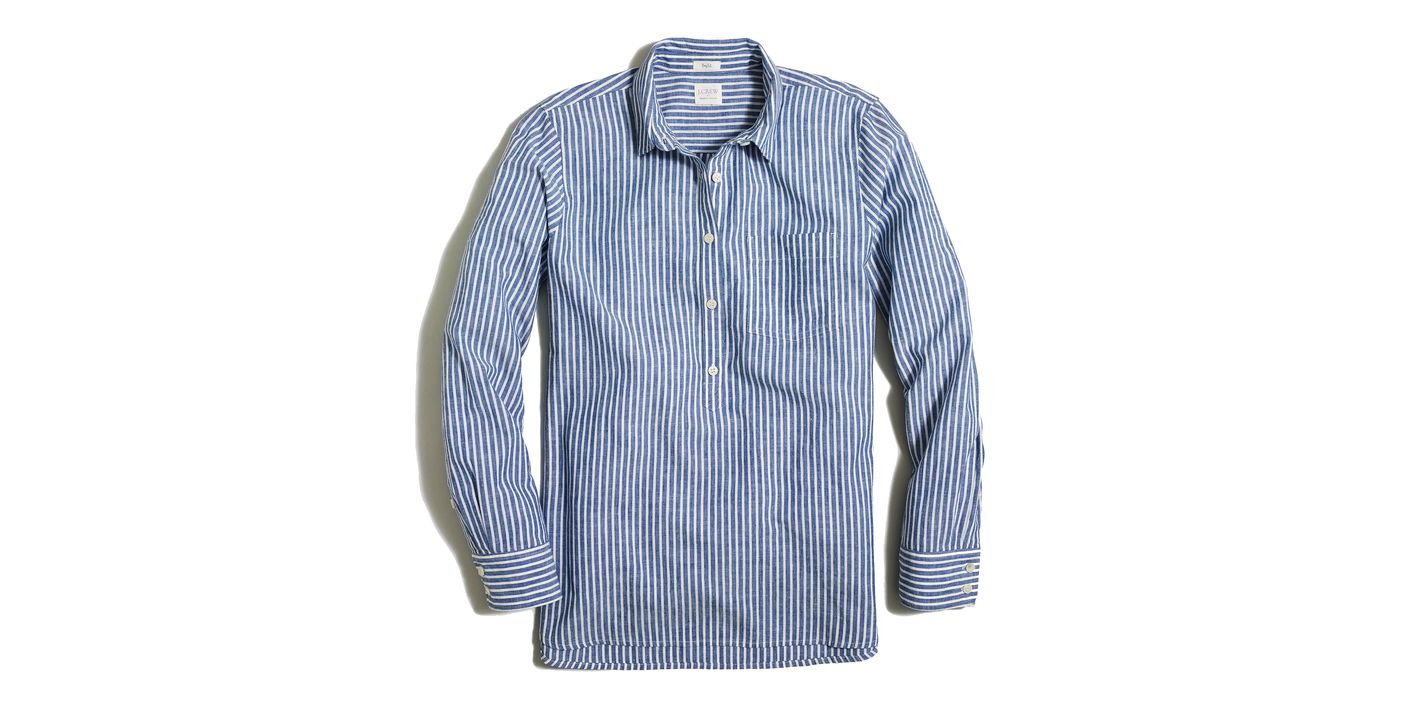 Fashion Trends 2017: Blue-and-White Striped Shirts