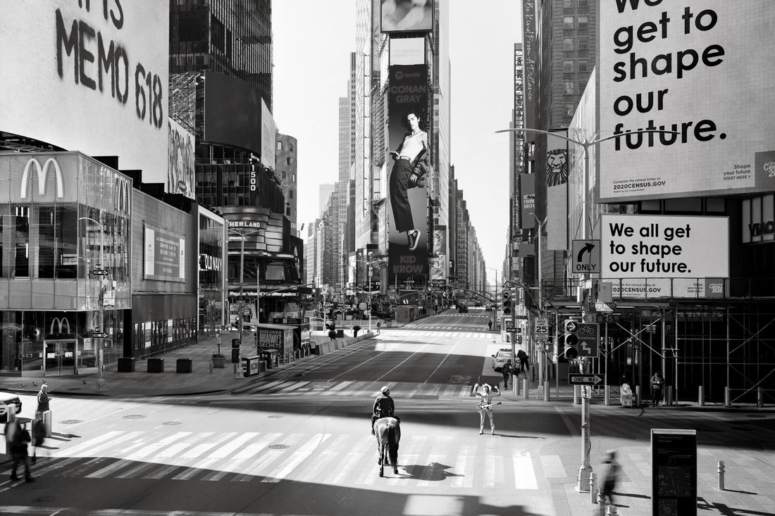 Street with Many Shops in New York City, USA Editorial Photo