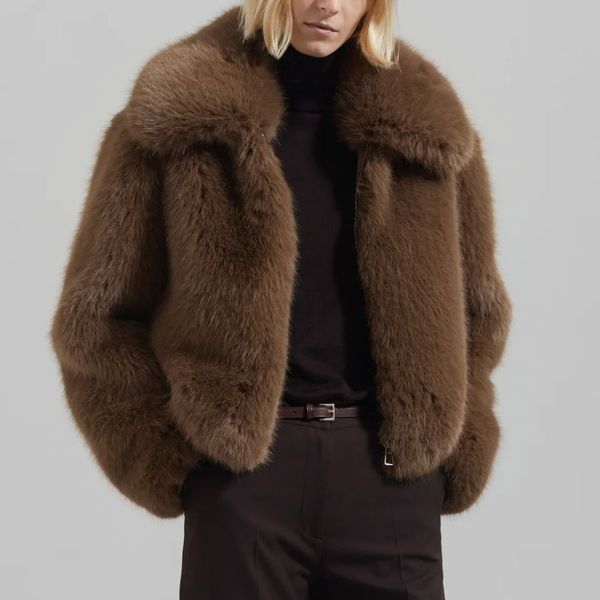 The Frankie Shop Hope Faux Fur Jacket