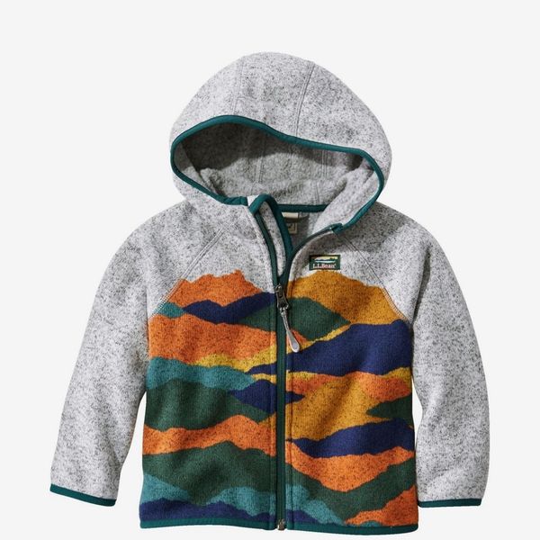 L.L.Bean Infants' and Toddlers' Sweater Fleece, Full-Zip Print