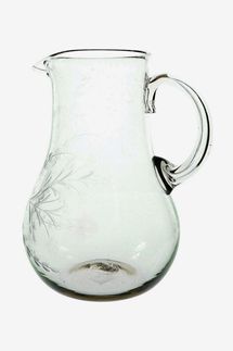 The Little Market Etched Round Pitcher