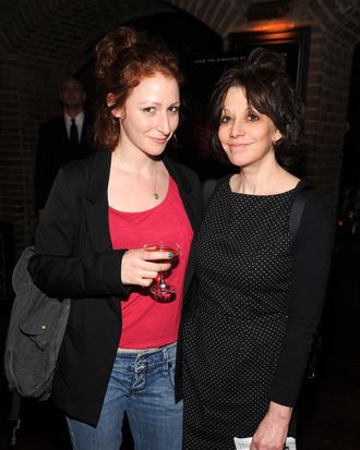 Amy Heckerling (R) and guest attend 