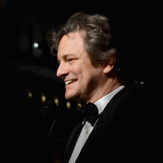 Actor Colin Firth attends the 2012 Dubai International Film Festival, Dubai Cares and Oxfam 