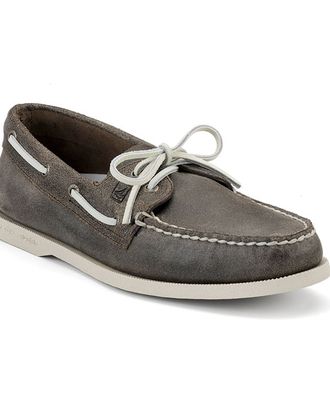 A Sperry boat shoe.