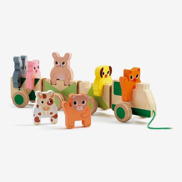 DJECO Farm Animals Wooden Train