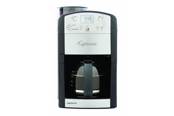 Capresso CoffeeTeam GS 10-Cup Digital Coffee Maker With Conical Burr Grinder
