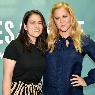 She and Abbi Jacobson were discussing <i> The Girl with the Lower Back Tattoo</i>
