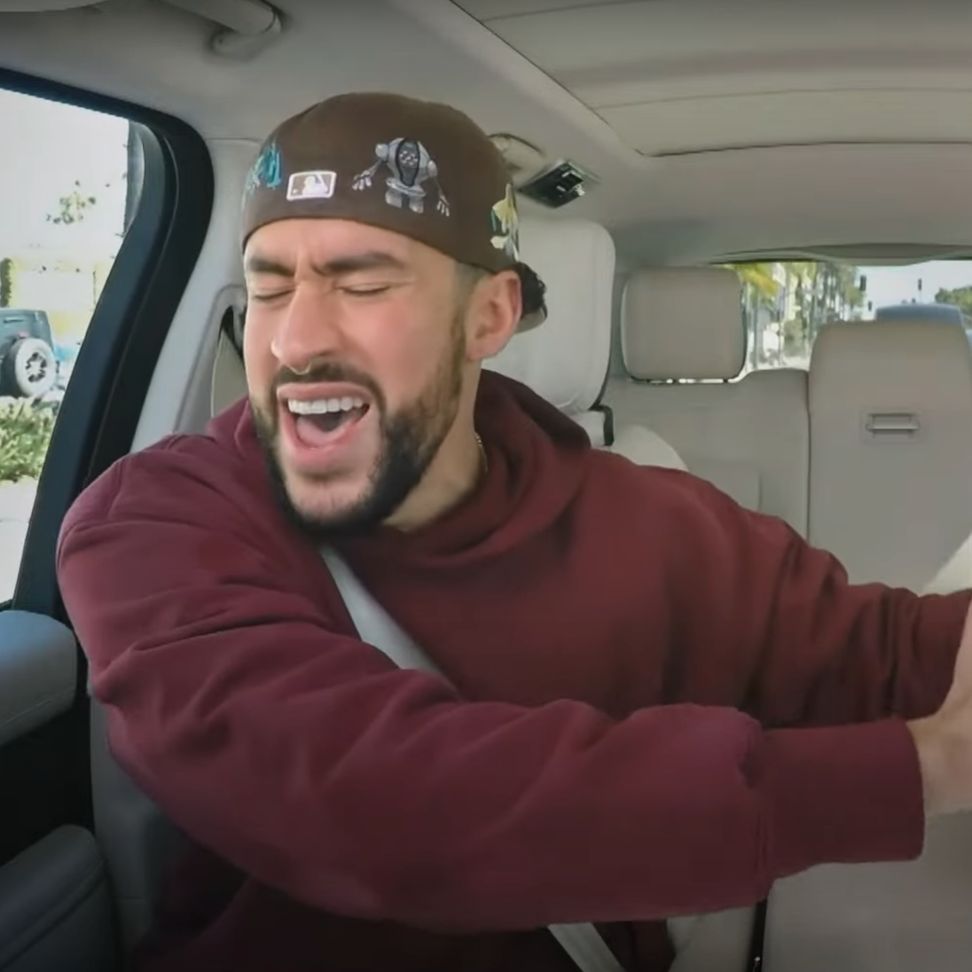 Where to buy Bad Bunny's Pokemon hat from Carpool Karaoke