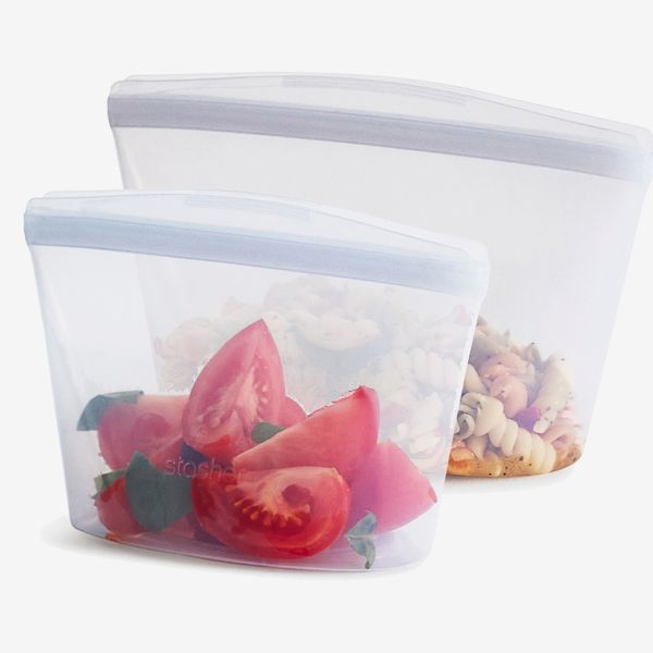 Stasher 2-Pack Reusable On-The-Go Bowls