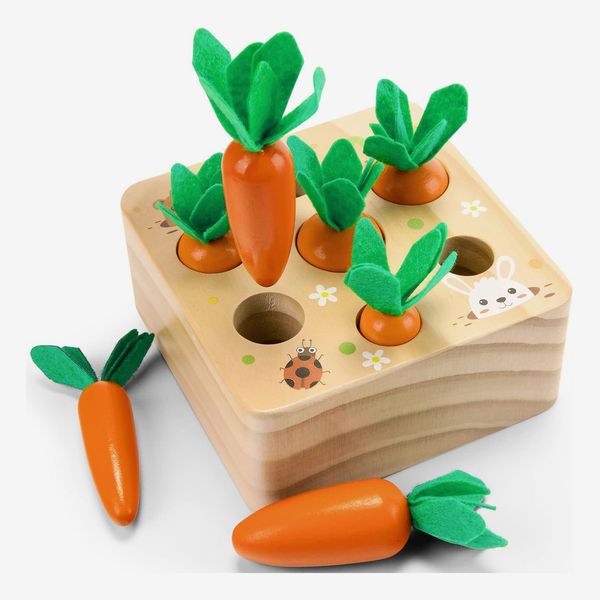 Shape Sorting & Matching Puzzle Carrots Harvest Game
