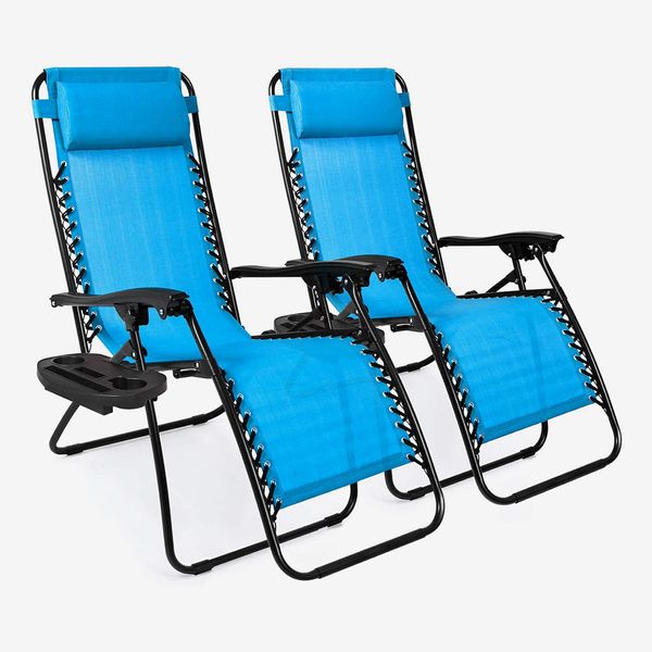 VINGLI 2 Sets Upgraded Zero Gravity Chairs Reclining Patio lawn Chairs